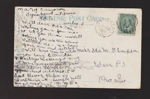 CANADA post mark Tynehead BC 1908 RF-D post card Three Sisters - Picture 1 of 3