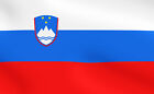 Bandiera Slovenia (90x150cm) Con Occhielli Metallo Poliestere