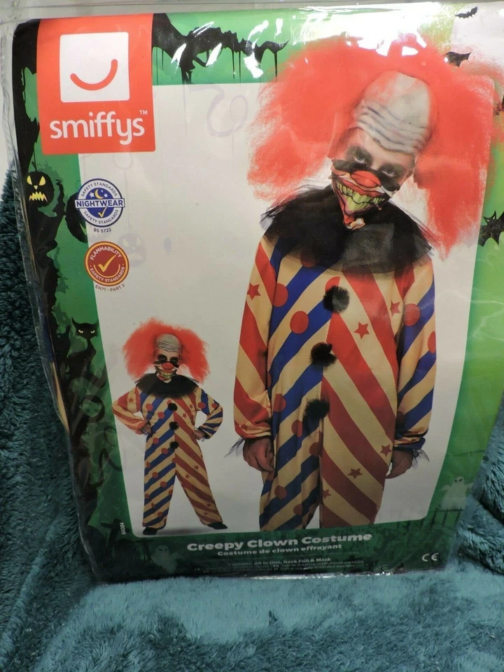 Smiffys Creepy Clown Costume Large 64004 - Image 1 of 4