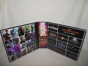 Custom Made 3 Inch Marvel Movie Titles Trading Card Album Binder - Picture 1 of 2