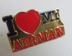 Vintage I Love My Airman tie tack pin , hat pin , lapel pin - Picture 1 of 4