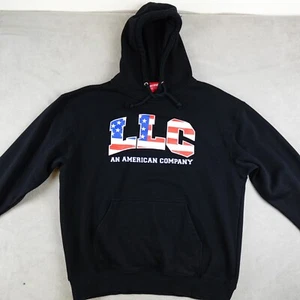 Full Send Hoodie Mens XL Black Nelk Boys Patriotic Statement Streetwear Flag - Foto 1 di 18