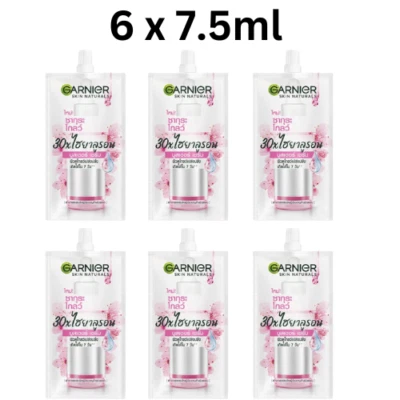 Garnier Sakura White Hyaluron Booster Serum Cream 7.5ml. x 6 pcs. - Image 1 of 2