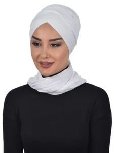 BT-03 Fertig Kopftuch Praktisch Hijab Bone  Khimar  - Bild 1 von 4