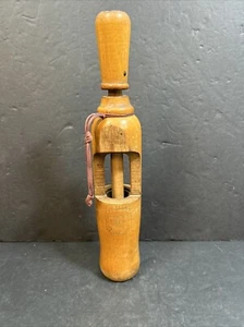 Vintage Wood Wine Bottle Cork Driver John Sommer's Best STAR - Picture 1 of 11