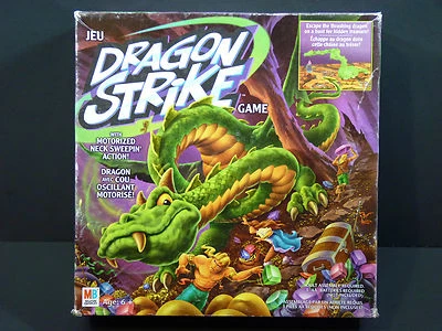 Vtg Dragon Strike Board Game Motorized Neck Sweepin' Action! Milton Bradley 2002 - Image 1 of 4