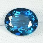 5.92 ct  TOP LUSTROUS  LONDON  BLUE  NATURAL BLUE TOPAZ  Oval  See Vdo BC