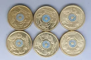 2021 - Australia - 2 Dollar Coins * 6 - Ambulance Services - EF - Picture 1 of 2