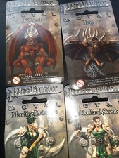 Mage Knight Metal Mending Princeton Priestess, Woodland Scout, Imp, Ki Devil