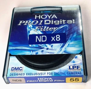 Hoya 55mm Pro1 Digital DMC LPF ND8 ND 8 Lens filter Neutral Density ND8X ND 8X - Picture 1 of 5