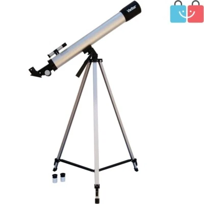 Versatile 60X/120X Telescope with Reflex Finderscope and Adjustable Tripod Setup - Image 1 of 4