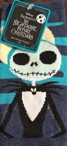 NWT Disney Jack Skellington Nightmare Before Christmas No-Show Socks Size 4-10 - Picture 1 of 5