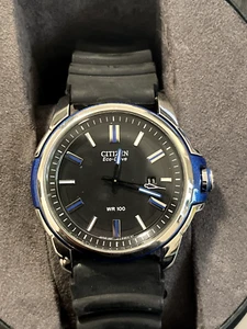 Citizen AW1151-04E Weekender Eco Drive 44mm Stainless Steel Watch MSRP $195! - Picture 1 of 2