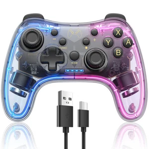 Wireless Pro For Nintendo Switch/Lite/OLED,Windows PC,iOS,Android Controller NEW - Picture 1 of 14
