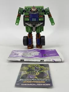 Transformers 2003 Energon Deluxe Demolisher Complete W/ Manual & Card Decepticon - Picture 1 of 11