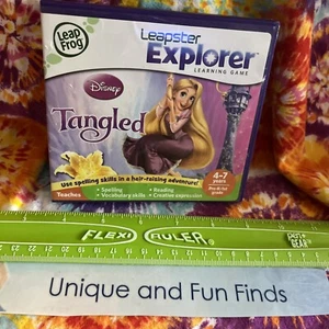 Leapfrog Leapster Explorer Disney Princess Tangled Game - Picture 1 of 4