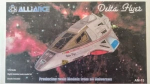 Alliance 1:72 Star Trek DELTA FLYER Resin Model Kit #AM-15 *COMPLETE UNSTARTED* - Picture 1 of 8