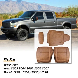 Front Seat Cover Fit For 2003 2004 -2007 Ford F250 F350 F450 F550 KING RANCH NEW - Picture 1 of 18