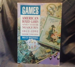 Games American Boxed Games and Their Makers 1822 - 1992 Bruce Whitehill Book * - Bild 1 von 4