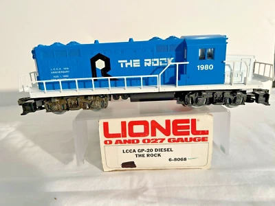 LIONEL 6-8068 #1 LRRC GP20~THE ROCK~ DIE-CAST TRUCKS-METAL FRAME, HANDRAILS LK/N - Image 1 of 4