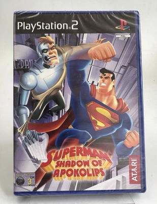 PS2 Superman: Shadow Of Apokolips, New And Factory Sealed - Image 1 of 4