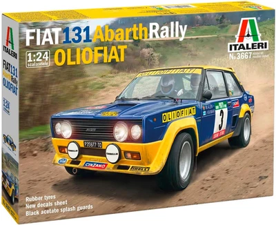 3667 1:24 FIAT 131 Abarth Rally OLIO FIAT - Modellismo, Kit Da Costruzione, Mode - Immagine 1 di 4