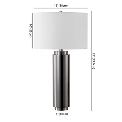 Safavieh LÁMPARA DE MESA PILAR METAL TERRY, Precio rebajado 2172771310 CTL1025B Foto 1 de 4