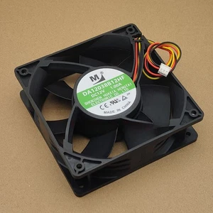 1PC 12cm dual ball cooling fan DA12038B12HF 12V 1.0A 12038 - Afbeelding 1 van 3