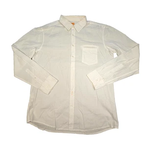 Hugo Boss Shirt Mens XLARGE White Long Sleeve Button Up ORANGE LABEL Size XL - Picture 1 of 10