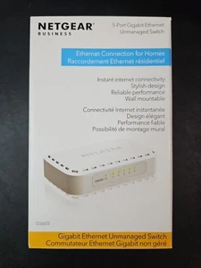 NETGEAR 5-Port Gigabit Ethernet Unmanaged Switch GS605 - Picture 1 of 5