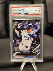 2024 Topps Now #212 Shohei Ohtani Dodgers First Walkoff PSA 10 GEM MINT! - Picture 1 of 2