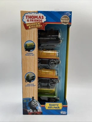 New Thomas & Friends Wooden Railway Real Wood Quarry Gift Pack - Image 1 of 4