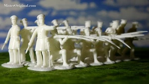 Armies in Plastic: Napoleonic Wars Prussian Landwehr Silesian Regt Waterloo 1/32 - Picture 1 of 6