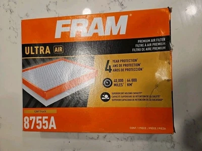 Filtro de aire protector adicional OEM FRAM, CA8755A para Cadillac, Chevrolet y GMC seleccionados Foto 1 de 3