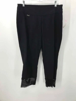 Pre-Owned Peck & Peck Black Size 12P Pull On Dress Pants - Image 1 of 3