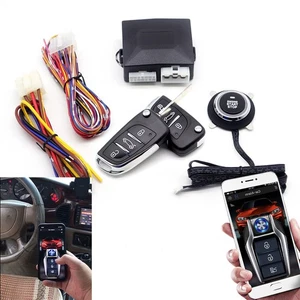 Car one-touch start, car anti-theft alarm, mobile APP remote control  a set of - Picture 1 of 13