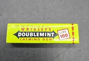Paquete De Colección De Chicle Wrigley’s Doble Menta Sin Abrir Hecho En Francia RARO - Imagen 1 de 5