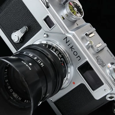 Nikon S3 Silver + 50mm F/1.4 Lens Kit Limited Edition #184 - Image 1 of 4