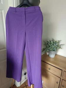 ASOS Trousers Size 14 New Lilac High Rise Formal Tapered Wedding Races Suit Set - Picture 1 of 6