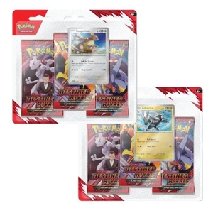 Caja Cromos Pokémon Scarlet & Violet-Destined Rivals Blister 3 Packs English - Imagen 1 de 1