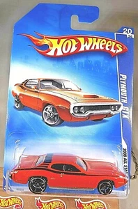 2008 Hot Wheels #60 All Stars PLYMOUTH GTX Orange Variation w/Black OH5 Spokes - Picture 1 of 5