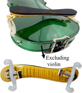 Reposahombros para violín de arce flameado para violín 3/4 4/4 con altura ajustable - Imagen 1 de 5
