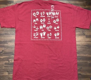 YOUTH XL BOY SCOUTS OF AMERICA Shirt BSA Prepared For Life Paw Prints Runs BIG - Picture 1 of 7