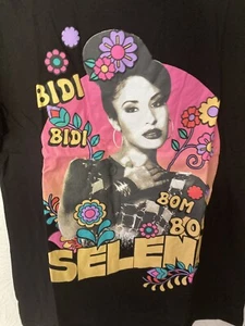 Selena Quintanilla T Shirt Mens XXXL Tejano Singer Black Bidi Bom Bom Music - Picture 1 of 6