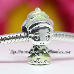 Autentico Ciondolo Pandora Disney Principessa Tiana e la rana argento 799510C01 - Foto 1 di 7
