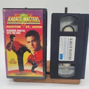 Austin St John Power Ranger Karate Masters Red Martial Arts VHS Video Tspe - Picture 1 of 5