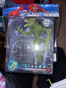 Spider-Man Lizard w/ Break-Away Oscorp Ventilation Duct Diorama 2003 Toy Biz New