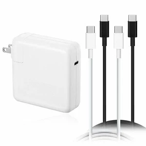 87W USB C Power Supply for Apple MacBook Pro 15 inch USB C Power Cord - Picture 1 of 7
