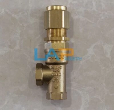 New SVL 28 safety valve for breeding farms P/N 0215010230 280 kg/4060 PSI 3/8"GF Foto 1 de 2
