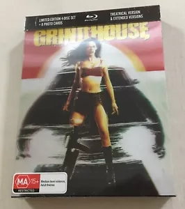 Grindhouse (2007) - Limited Edition Lenticular 4-Disc Blu-Ray | New - Picture 1 of 5